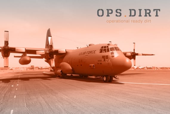 US force plane on runway